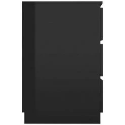 HAPPYSHOPPING Bureau Noir Brillant 140x50x77 Cm Agglomere -France Bureau Soldes 2022 40284018 5