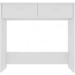 HAPPYSHOPPING Bureau Blanc Brillant 80x40x75 Cm Agglomere 10 HAPPYSHOPPING Bureau Blanc Brillant 80x40x75 Cm Agglomere -France Bureau Soldes 2022 40284963 4