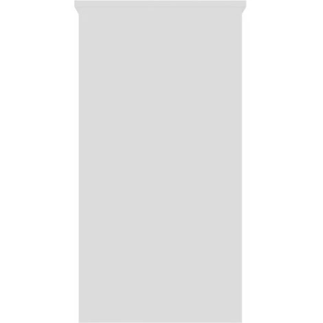 HAPPYSHOPPING Bureau Blanc Brillant 80x40x75 Cm Agglomere 7 HAPPYSHOPPING Bureau Blanc Brillant 80x40x75 Cm Agglomere – Image 5