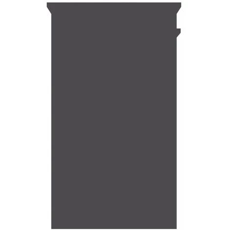 HAPPYSHOPPING Bureau Gris 90x45x76 Cm Agglomere 7 HAPPYSHOPPING Bureau Gris 90x45x76 Cm Agglomere – Image 5