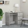 HAPPYSHOPPING Bureau Gris Beton 90x45x76 Cm Agglomere -France Bureau Soldes 2022 40285113 1