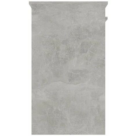 HAPPYSHOPPING Bureau Gris Beton 90x45x76 Cm Agglomere 7 HAPPYSHOPPING Bureau Gris Beton 90x45x76 Cm Agglomere – Image 5