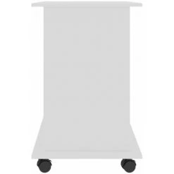 HAPPYSHOPPING Bureau D'ordinateur Blanc 80x50x75 Cm Agglomere -France Bureau Soldes 2022 40285856 5