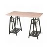 FORNORD Bureau Bois Et Métal Noir Archi - 120cm - Bois