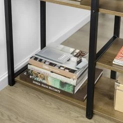 SoBuy FWT82-N Bureau En Forme De L, Table Informatique Bureau D’Angle, Table De Travail PC Table D'ordinateur Avec étagères -France Bureau Soldes 2022 40606490 5