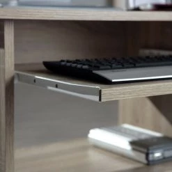 LES TENDANCES Bureau Informatique Mélaminé Chêne Clair Rona -France Bureau Soldes 2022 40639930 5