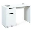 LES TENDANCES Bureau Bois Blanc Bakus 115 Cm -France Bureau Soldes 2022 40646038 1