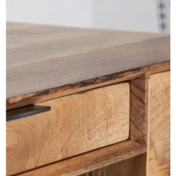 LES TENDANCES Bureau 3 Tiroirs Manguier Massif Clair Et Métal Noir Pry 9 LES TENDANCES Bureau 3 Tiroirs Manguier Massif Clair Et Métal Noir Pry -France Bureau Soldes 2022 41340550 4