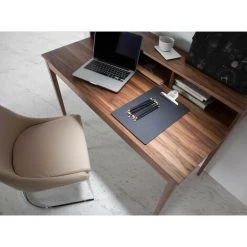 LES TENDANCES Secrétaire 3 Niches Bois Plaqué Noyer Koza 9 LES TENDANCES Secrétaire 3 Niches Bois Plaqué Noyer Koza -France Bureau Soldes 2022 41345247 4