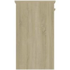 HAPPYSHOPPING Bureau Chene Sonoma 90x45x76 Cm Agglomere -France Bureau Soldes 2022 41861504 5