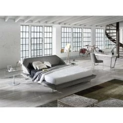 LES TENDANCES Bureau Design 1 Tiroir Bois Laqué Et Acier Noir Klorane - Couleur Blanc -France Bureau Soldes 2022 41995431 3