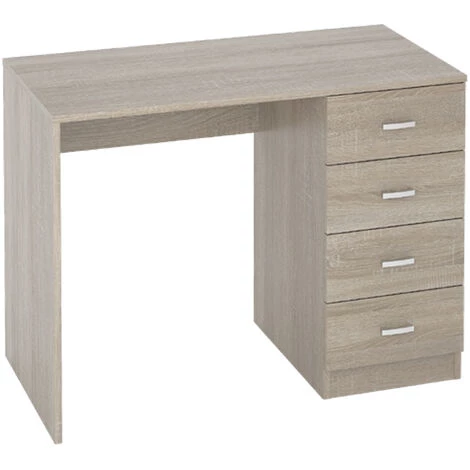 Bureau Coloris Chêne - Longueur 100 X Profondeur 50 X Hauteur 74 Cm -PEGANE- 3 Bureau Coloris Chêne - Longueur 100 X Profondeur 50 X Hauteur 74 Cm -PEGANE-