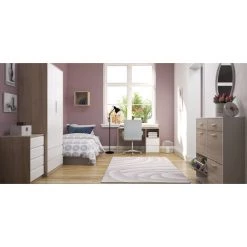 Bureau Coloris Chêne / Blanc - Longueur 120 X Hauteur 75 X Profondeur 50 Cm -PEGANE- 7 Bureau Coloris Chêne / Blanc - Longueur 120 X Hauteur 75 X Profondeur 50 Cm -PEGANE- -France Bureau Soldes 2022 42167546 3