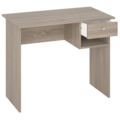 Bureau Coloris Chêne Cortez - Hauteur 74 X Longueur 90 X Profondeur 50 Cm -PEGANE- 3 Bureau Coloris Chêne Cortez - Hauteur 74 X Longueur 90 X Profondeur 50 Cm -PEGANE-