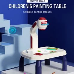 HAPPYSHOPPING Tableau De Dessin De Peinture Projecteur De Dessin Multifonctionnel Jouet Jouets De Dessin Educatifs Avec Musique Legere, Modele: Multicolore -France Bureau Soldes 2022 42292621 3
