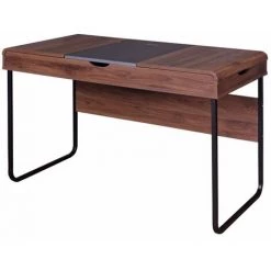 Paris Prix - Bureau Tiroirs & Abattant "brooklyn" 118cm Naturel -France Bureau Soldes 2022 42527939 2