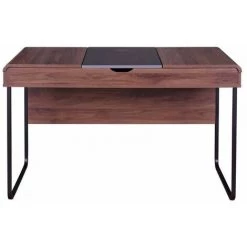 Paris Prix - Bureau Tiroirs & Abattant "brooklyn" 118cm Naturel -France Bureau Soldes 2022 42527939 3