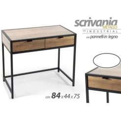 ARGONAUTA Bureau De Bureau Moderne En Bois Et Fer De Style Urbain -France Bureau Soldes 2022 42836032 2