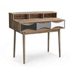 BIZZOTTO DIONISO Console Arrière En Bois Avec Trois Tiroirs 100x48x H89,5 Cm