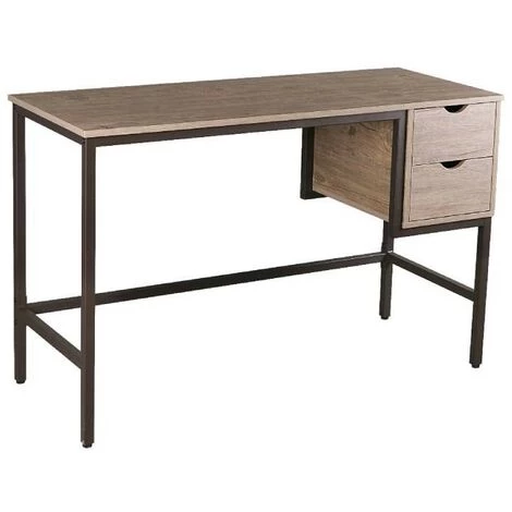 ARGONAUTA Bureau Industriel Urbain Métal Bois Cm 120x 48 X 75 H 3 ARGONAUTA Bureau Industriel Urbain Métal Bois Cm 120x 48 X 75 H