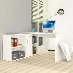 ARGONAUTA ITALIA Bureau Blanc Réversible 4 Compartiments Blancs 210x60xh.74 Cm -France Bureau Soldes 2022 42838339 3