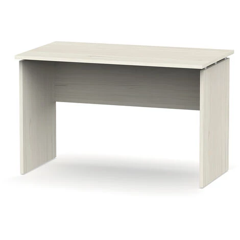 Bureau Coloris Pin/gris Argenté - Hauteur 76 X Longueur 120 X Profondeur 68 Cm -PEGANE- 3 Bureau Coloris Pin/gris Argenté - Hauteur 76 X Longueur 120 X Profondeur 68 Cm -PEGANE-