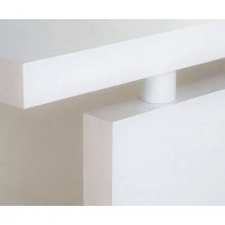 Bureau Coloris Blanc - Hauteur 76 X Longueur 120 X Profondeur 68 Cm -PEGANE- -France Bureau Soldes 2022 42853348 4