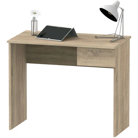 Bureau Avec Tiroir Coloris Cambrian - Hauteur 75 X Longueur 90 X Profondeur 50 Cm -PEGANE- 4 Bureau Avec Tiroir Coloris Cambrian - Hauteur 75 X Longueur 90 X Profondeur 50 Cm -PEGANE- – Image 2