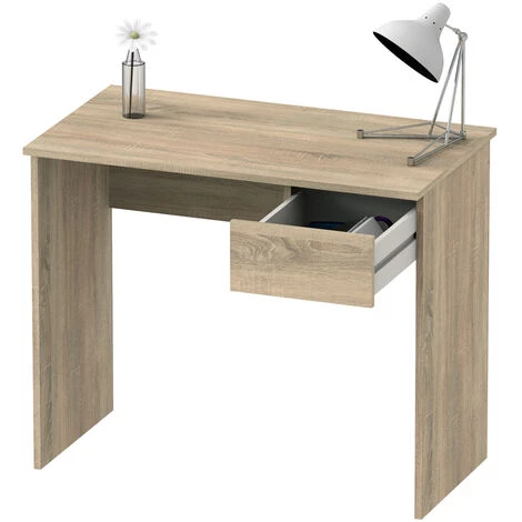 Bureau Avec Tiroir Coloris Cambrian - Hauteur 75 X Longueur 90 X Profondeur 50 Cm -PEGANE- 5 Bureau Avec Tiroir Coloris Cambrian - Hauteur 75 X Longueur 90 X Profondeur 50 Cm -PEGANE- – Image 3