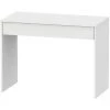Bureau Avec Tiroir Coloris Blanc - Hauteur 75 X Longueur 100 X Profondeur 50 Cm -PEGANE-
