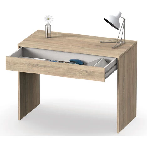Bureau Avec Tiroir Coloris Cambrian - Hauteur 75 X Longueur 100 X Profondeur 50 Cm -PEGANE- 4 Bureau Avec Tiroir Coloris Cambrian - Hauteur 75 X Longueur 100 X Profondeur 50 Cm -PEGANE- – Image 2