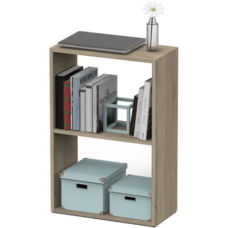 Etagère De Bureau 2 Niveaux Coloris Cambrian - Hauteur 75 X Longueur 50 X Profondeur 24.5 Cm -PEGANE- 4 Etagère De Bureau 2 Niveaux Coloris Cambrian - Hauteur 75 X Longueur 50 X Profondeur 24.5 Cm -PEGANE- – Image 2