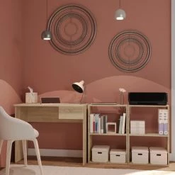 Etagère De Bureau 2 Niveaux Coloris Cambrian - Hauteur 75 X Longueur 50 X Profondeur 24.5 Cm -PEGANE- 9 Etagère De Bureau 2 Niveaux Coloris Cambrian - Hauteur 75 X Longueur 50 X Profondeur 24.5 Cm -PEGANE- -France Bureau Soldes 2022 42853624 4