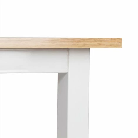 HELLOSHOP26 Bureau 120 Cm Avec Plateau En MDF Chêne Coloré - Beige 6 HELLOSHOP26 Bureau 120 Cm Avec Plateau En MDF Chêne Coloré - Beige – Image 4