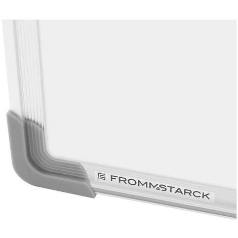 FROMM & STARCK Tableau Blanc Magnétique Mural Effaçable Ardoise 60 X 45 Cm & Support Feutres - Blanc 4 FROMM & STARCK Tableau Blanc Magnétique Mural Effaçable Ardoise 60 X 45 Cm & Support Feutres - Blanc – Image 2