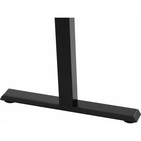 FROMM & STARCK Piètement De Bureau Assis Debout Table Réglable En Hauteur Manivelle 70 Kg Noir - Blanc 5 FROMM & STARCK Piètement De Bureau Assis Debout Table Réglable En Hauteur Manivelle 70 Kg Noir - Blanc – Image 3