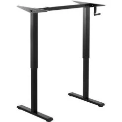 FROMM & STARCK Piètement De Bureau Assis Debout Table Réglable En Hauteur Manivelle 70 Kg Noir - Blanc 11 FROMM & STARCK Piètement De Bureau Assis Debout Table Réglable En Hauteur Manivelle 70 Kg Noir - Blanc -France Bureau Soldes 2022 43382822 5