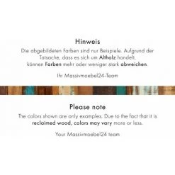 MASSIVMOEBEL24.DE Bureau 170x65 Bois De Récupération Laqué Multicolore FREEZY #40 - Multicolore -France Bureau Soldes 2022 43598657 4