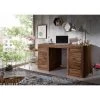 MASSIVMOEBEL24.DE Bureau 150x75 Palissandre Teinté Smoked Cherry TORONTO #148 - Brun Clair
