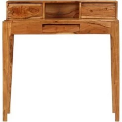 Topdeal Bureau Avec Tiroirs Bois Massif 88 X 50 X 90 Cm VDFF10968_FR 9 Topdeal Bureau Avec Tiroirs Bois Massif 88 X 50 X 90 Cm VDFF10968_FR -France Bureau Soldes 2022 43715757 3