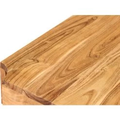 MILIBOO Bureau D'angle En Acacia Massif Et Métal Noir GOSBY - Bois Clair / Noir -France Bureau Soldes 2022 43817989 4