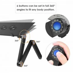 DMTOOL Suppport PC Table D'Ordinateur Portable 360° Pliable Bureau Radiation 9 DMTOOL Suppport PC Table D'Ordinateur Portable 360° Pliable Bureau Radiation -France Bureau Soldes 2022 44101098 3