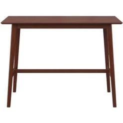 RENDEZ VOUS DéCO Table De Bar Buvette Bois Foncé 120 Cm - Marron -France Bureau Soldes 2022 44832362 3