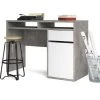 ARGONAUTA Bureau Béton Blanc 110 X 48 X 77 H Avec Compartiment Et Tiroir -France Bureau Soldes 2022 44833152 1