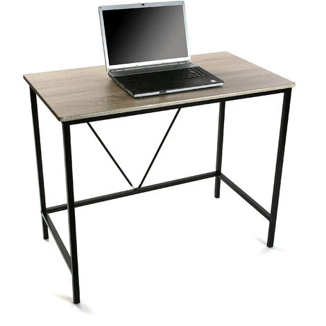 Versa Skien Bureau Informatique Table D'étude Pour Ordinateur, 75x50x90cm - Marron 4 Versa Skien Bureau Informatique Table D'étude Pour Ordinateur, 75x50x90cm - Marron – Image 2