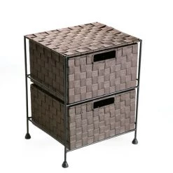 Versa Lahti Meuble Pour La Salle De Bain, 44x29x35cm - Marron