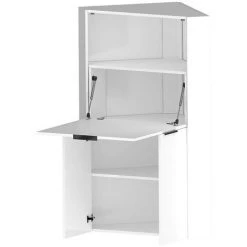 AHD AMAZING HOME DESIGN Bureau D’angle Compact Rétractable Pliable 70x70cm Dalia II -France Bureau Soldes 2022 45340480 4