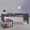 AHD AMAZING HOME DESIGN Bureau Design 180x60cm Anthracite Bureau Moderne Esse 2 Report
