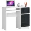 HUCOCO MOGO - Bureau D'école Style Moderne - 90x77x50 - 1 Tiroir+1 Porte - Gris