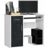 HUCOCO TORPE - Bureau Informatique Style Moderne - 90x74x50 - 1 Tiroir +1 Porte - Gris -France Bureau Soldes 2022 45739483 1